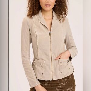 XCVI Wearables Raphael Blazer Soft Corduroy Jacket Blazer